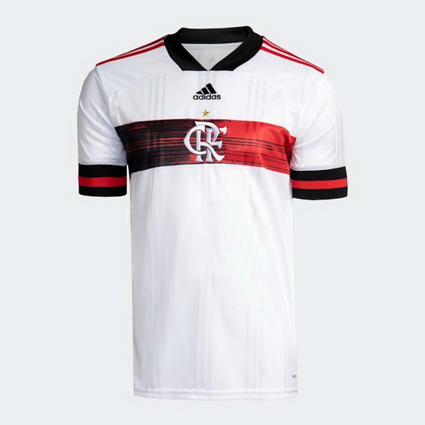 Tailandia Camiseta Flamengo 2ª Kit 2020 2021 Blanco